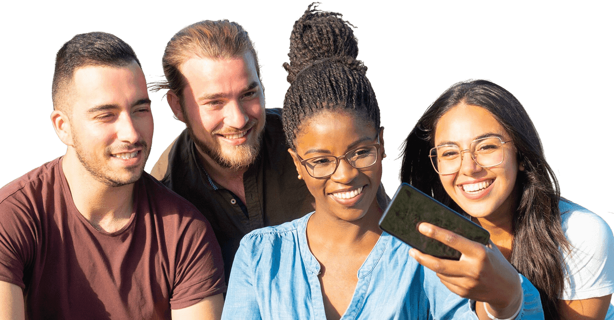 A group of newcomers learning together